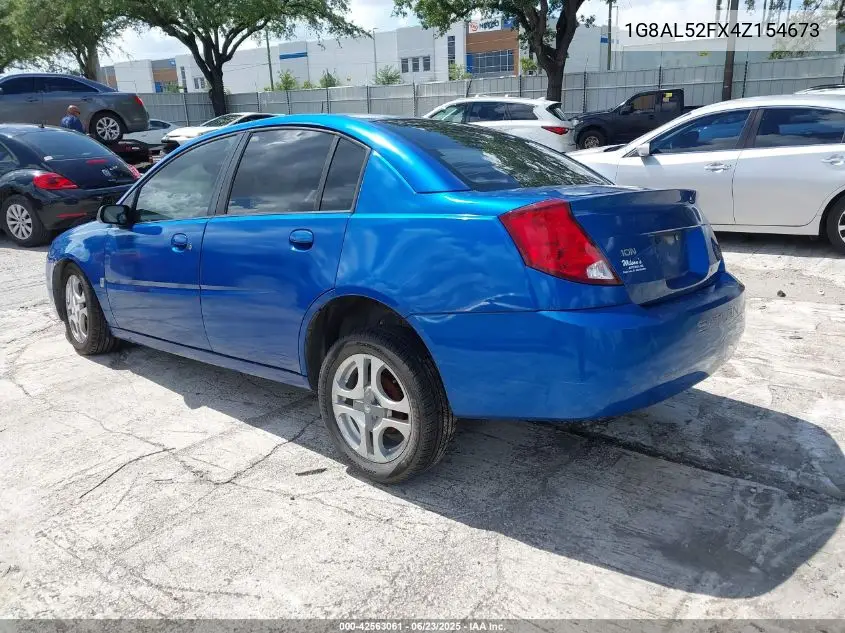 2004 Saturn Ion 3 VIN: 1G8AL52FX4Z154673 Lot: 42563061