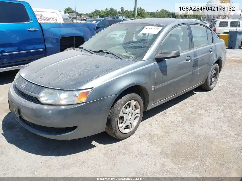 2004 Saturn Ion 2 VIN: 1G8AZ54F04Z173132 Lot: 42581120