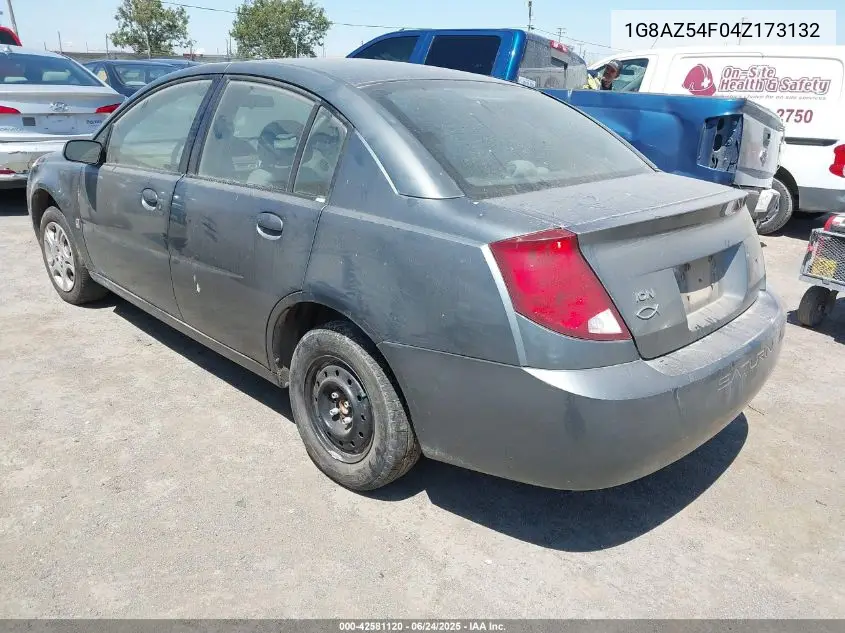 2004 Saturn Ion 2 VIN: 1G8AZ54F04Z173132 Lot: 42581120