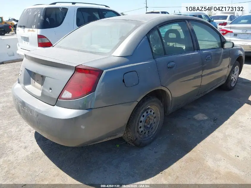 2004 Saturn Ion 2 VIN: 1G8AZ54F04Z173132 Lot: 42581120