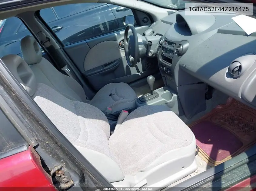 2004 Saturn Ion 1 VIN: 1G8AG52F44Z216475 Lot: 42587783