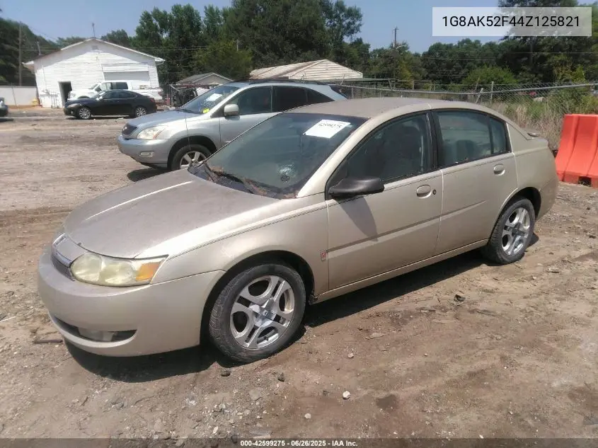 2004 Saturn Ion 3 VIN: 1G8AK52F44Z125821 Lot: 42599275