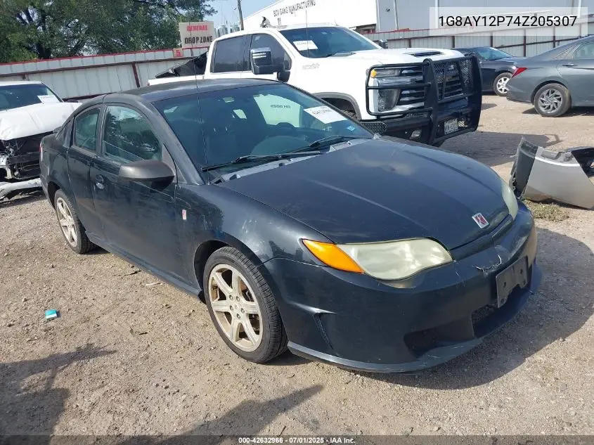 2004 Saturn Ion Red Line VIN: 1G8AY12P74Z205307 Lot: 42632966