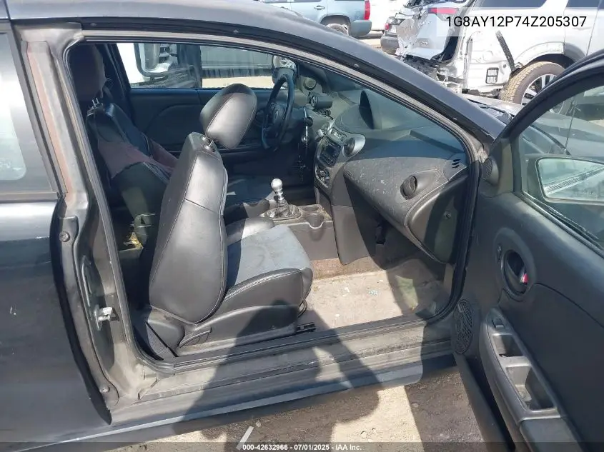 2004 Saturn Ion Red Line VIN: 1G8AY12P74Z205307 Lot: 42632966