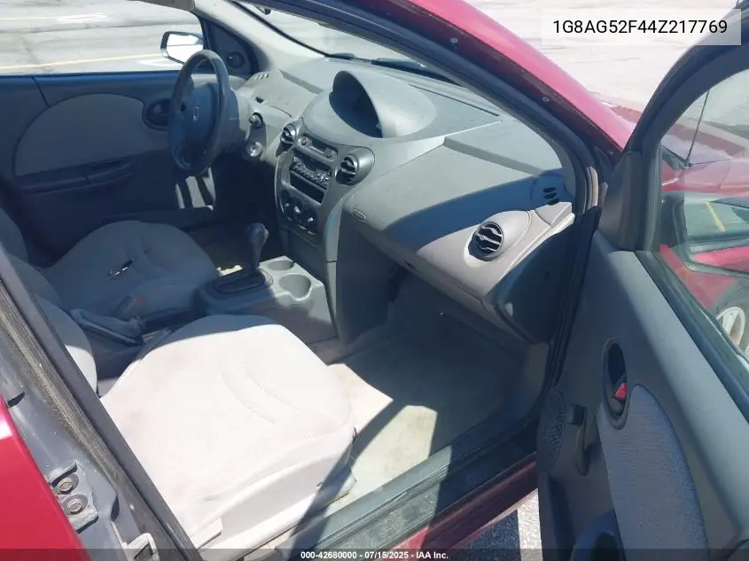 2004 Saturn Ion 1 VIN: 1G8AG52F44Z217769 Lot: 42680000