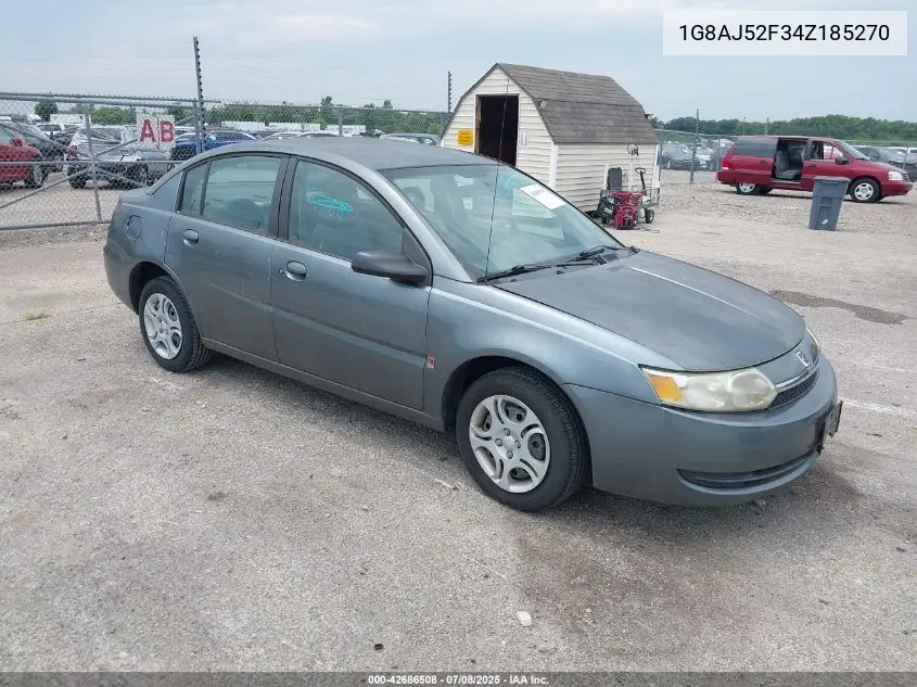 2004 Saturn Ion 2 VIN: 1G8AJ52F34Z185270 Lot: 42686508