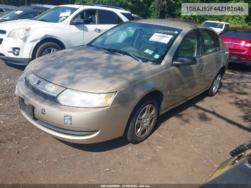 2004 Saturn Ion 2 VIN: 1G8AJ52F44Z182846 Lot: 42689006
