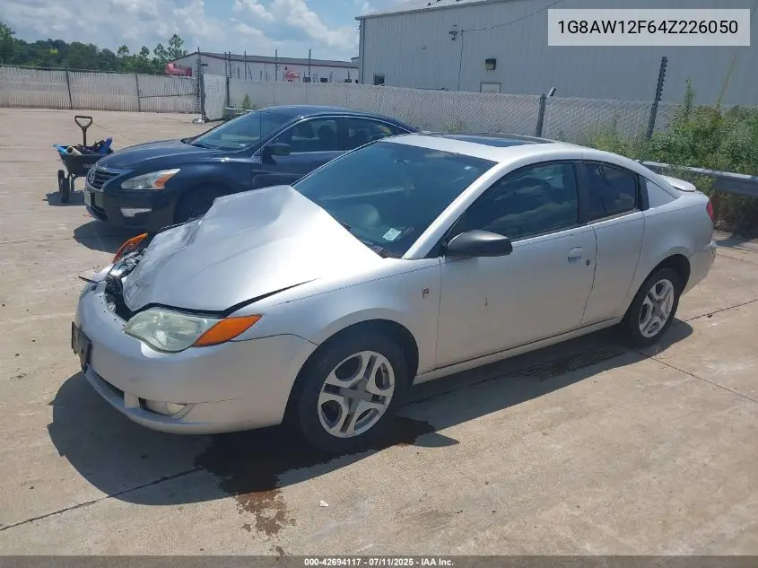 2004 Saturn Ion 3 VIN: 1G8AW12F64Z226050 Lot: 42694117