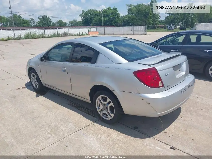 2004 Saturn Ion 3 VIN: 1G8AW12F64Z226050 Lot: 42694117