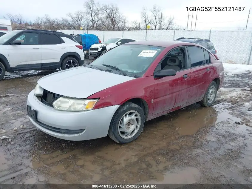2005 Saturn Ion 1 VIN: 1G8AG52F55Z121487 Lot: 41613280