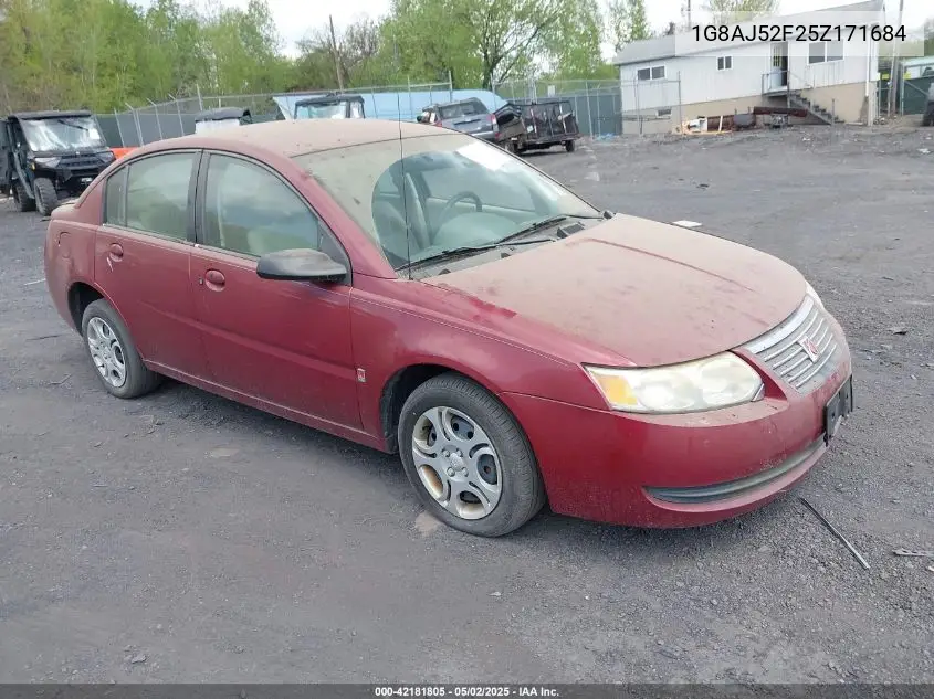 2005 Saturn Ion 2 VIN: 1G8AJ52F25Z171684 Lot: 42181805
