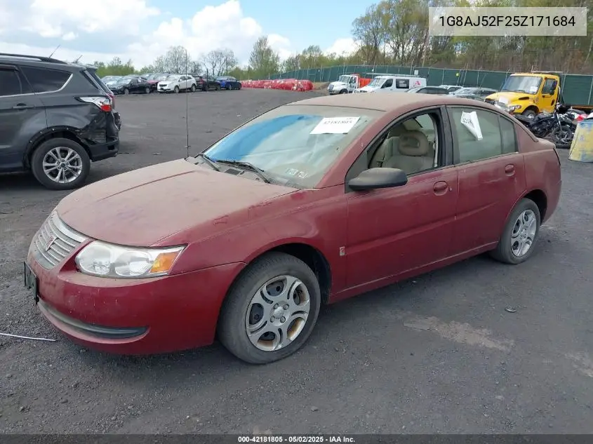 2005 Saturn Ion 2 VIN: 1G8AJ52F25Z171684 Lot: 42181805