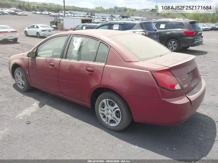 2005 Saturn Ion 2 VIN: 1G8AJ52F25Z171684 Lot: 42181805