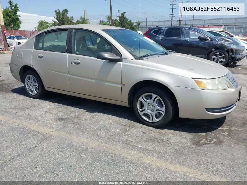 2005 Saturn Ion 2 VIN: 1G8AJ52F55Z116453 Lot: 42616243