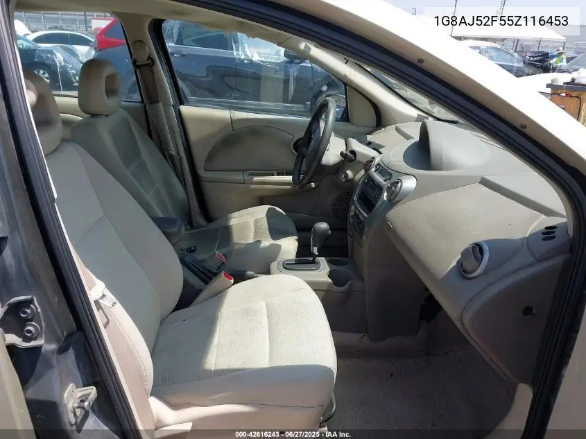 2005 Saturn Ion 2 VIN: 1G8AJ52F55Z116453 Lot: 42616243