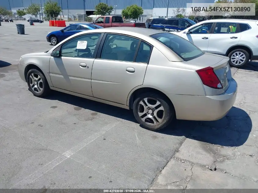 2005 Saturn Ion 3 VIN: 1G8AL54FX5Z130890 Lot: 42703030