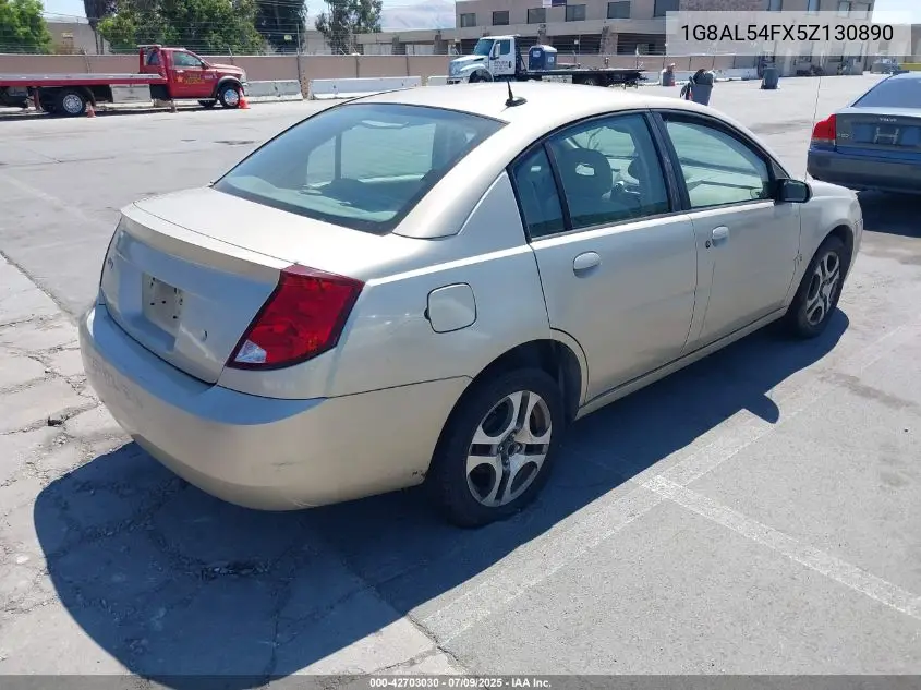 2005 Saturn Ion 3 VIN: 1G8AL54FX5Z130890 Lot: 42703030
