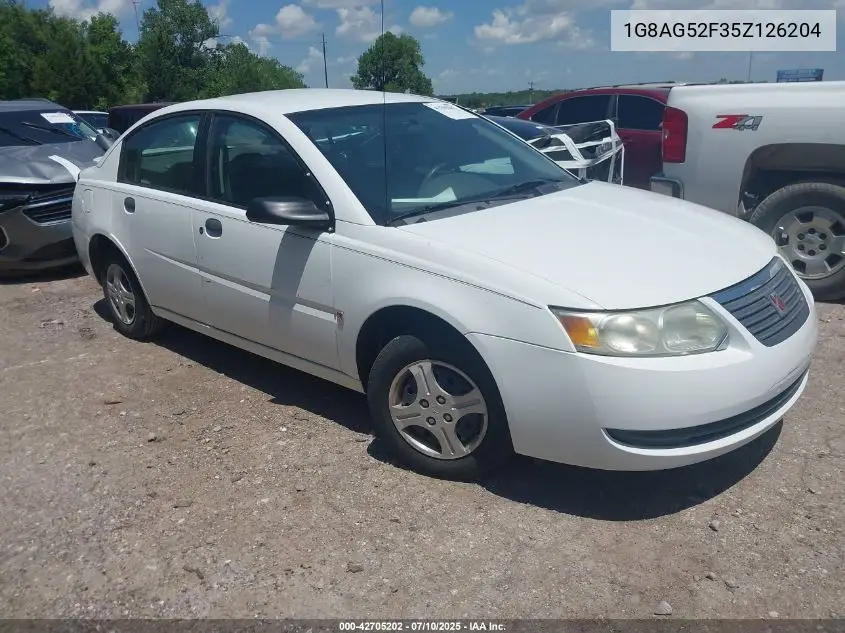 2005 Saturn Ion 1 VIN: 1G8AG52F35Z126204 Lot: 42705202