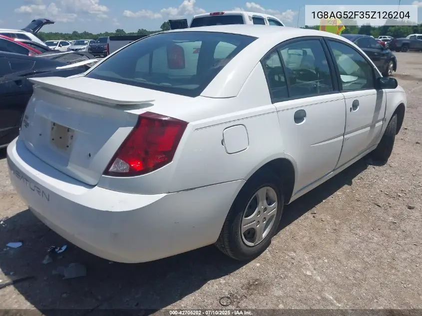 2005 Saturn Ion 1 VIN: 1G8AG52F35Z126204 Lot: 42705202