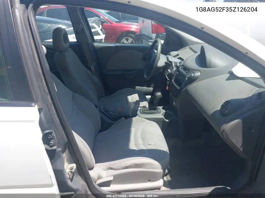 2005 Saturn Ion 1 VIN: 1G8AG52F35Z126204 Lot: 42705202