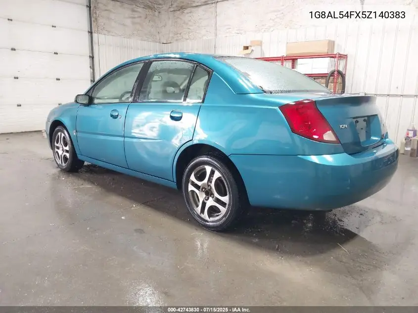 2005 Saturn Ion Level 3 VIN: 1G8AL54FX5Z140383 Lot: 42743830