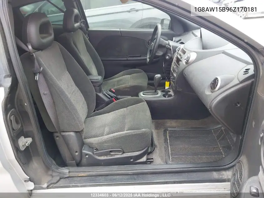 2006 Saturn Ion 3 Uplevel VIN: 1G8AW15B96Z170181 Lot: 12334603