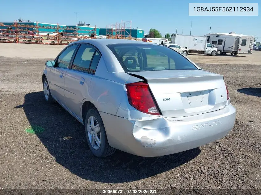 2006 Saturn Ion Level 2 VIN: 1G8AJ55F56Z112934 Lot: 30066073