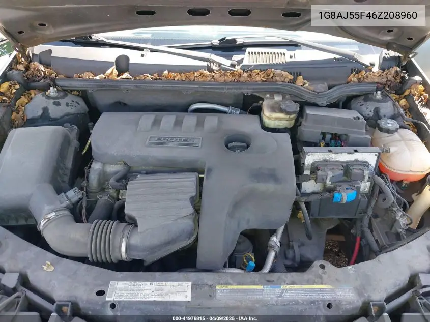 2006 Saturn Ion 2 VIN: 1G8AJ55F46Z208960 Lot: 41976815