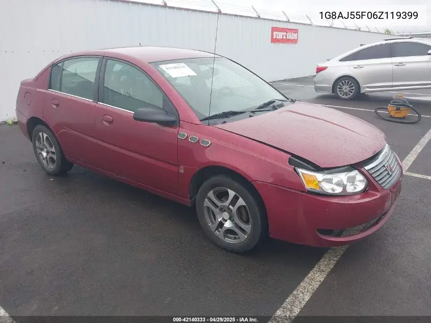 2006 Saturn Ion 2 VIN: 1G8AJ55F06Z119399 Lot: 42140333