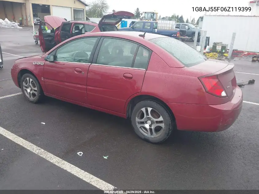 2006 Saturn Ion 2 VIN: 1G8AJ55F06Z119399 Lot: 42140333