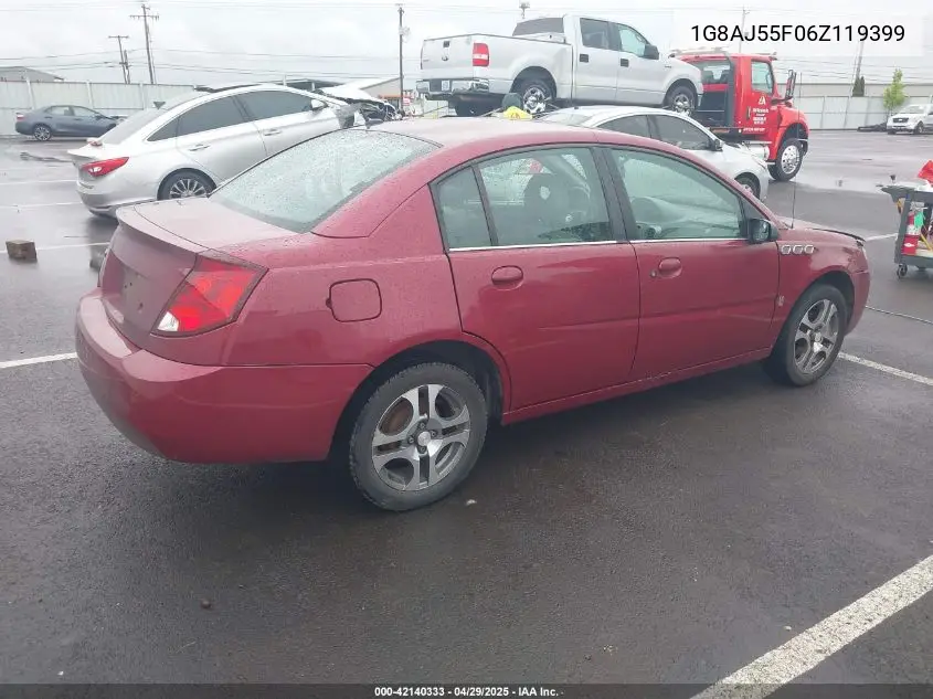 2006 Saturn Ion 2 VIN: 1G8AJ55F06Z119399 Lot: 42140333
