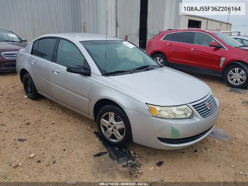 2006 Saturn Ion 2 VIN: 1G8AJ55F36Z206164 Lot: 42154126