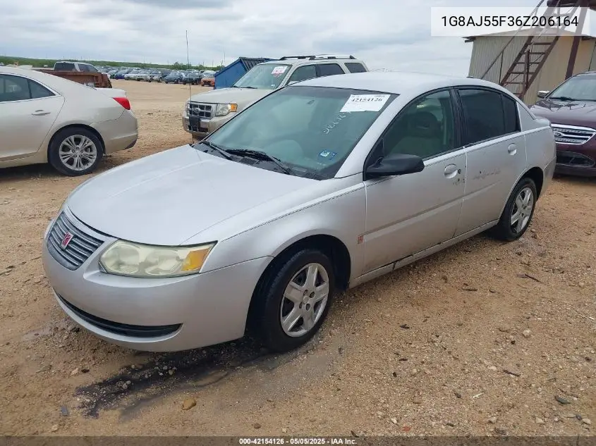 2006 Saturn Ion 2 VIN: 1G8AJ55F36Z206164 Lot: 42154126