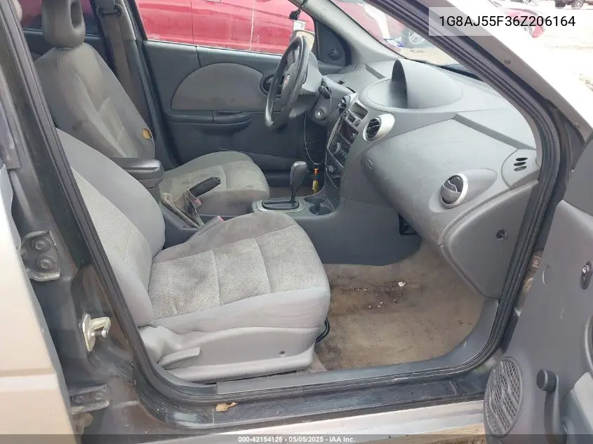 2006 Saturn Ion 2 VIN: 1G8AJ55F36Z206164 Lot: 42154126