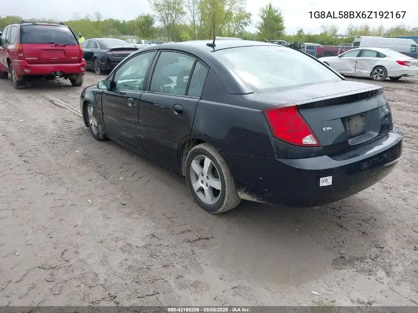 2006 Saturn Ion 3 VIN: 1G8AL58BX6Z192167 Lot: 42168206