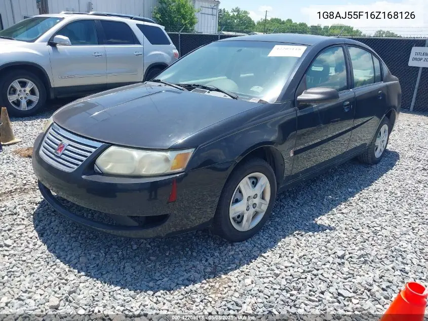 2006 Saturn Ion 2 VIN: 1G8AJ55F16Z168126 Lot: 42205118