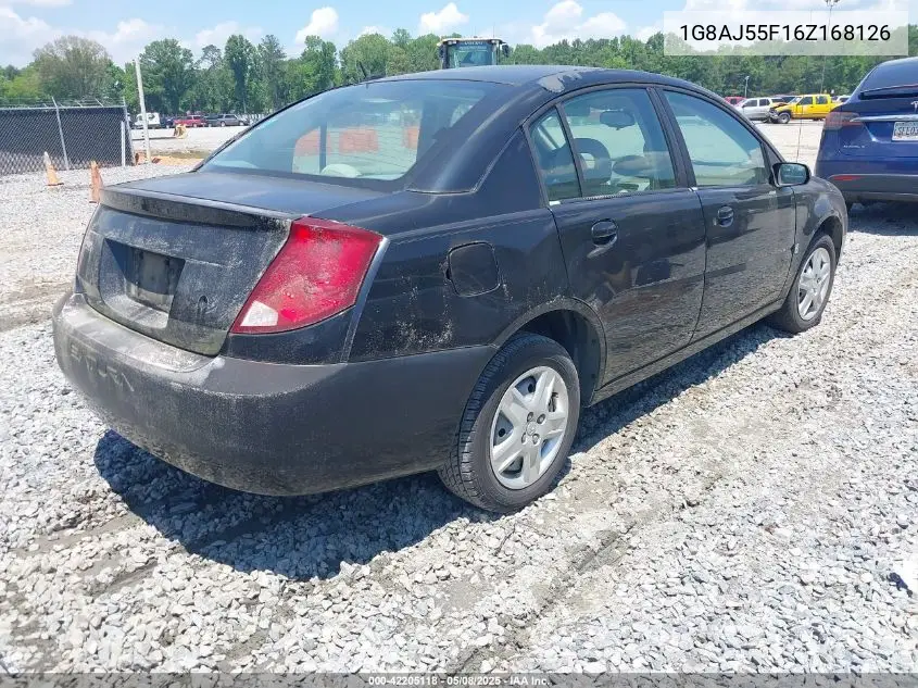 2006 Saturn Ion 2 VIN: 1G8AJ55F16Z168126 Lot: 42205118