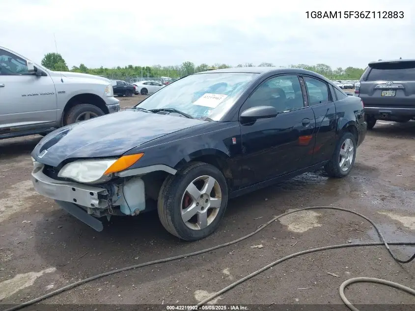 2006 Saturn Ion 2 VIN: 1G8AM15F36Z112883 Lot: 42219902