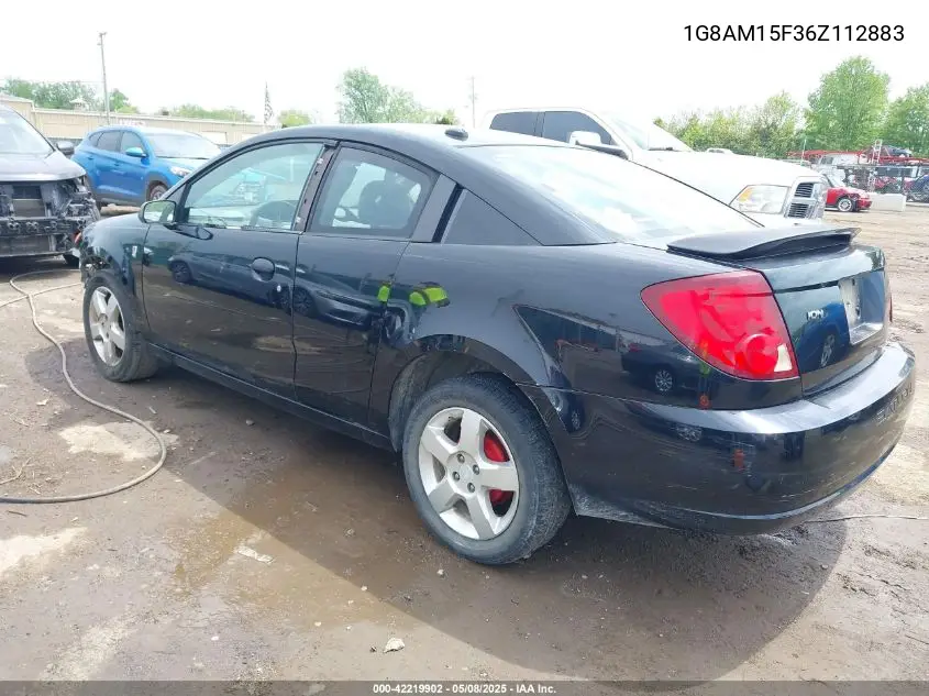 2006 Saturn Ion 2 VIN: 1G8AM15F36Z112883 Lot: 42219902