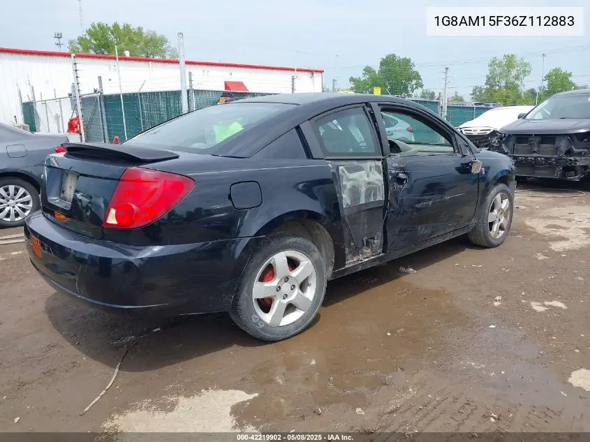 2006 Saturn Ion 2 VIN: 1G8AM15F36Z112883 Lot: 42219902