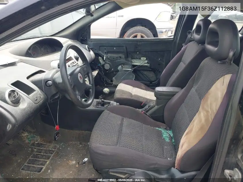 2006 Saturn Ion 2 VIN: 1G8AM15F36Z112883 Lot: 42219902
