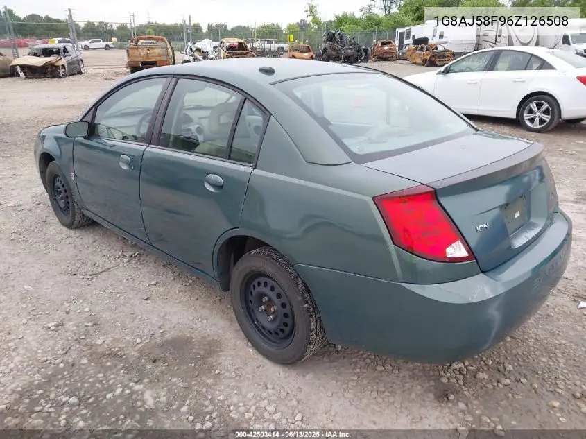 2006 Saturn Ion 2 VIN: 1G8AJ58F96Z126508 Lot: 42503414