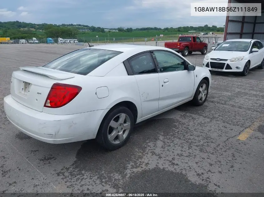 2006 Saturn Ion 3 VIN: 1G8AW18B56Z111849 Lot: 42526607