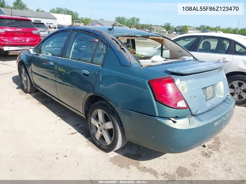 2006 Saturn Ion 3 VIN: 1G8AL55F86Z123470 Lot: 42568567