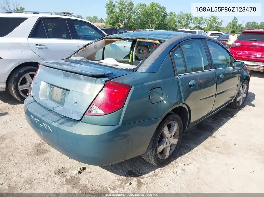 2006 Saturn Ion 3 VIN: 1G8AL55F86Z123470 Lot: 42568567