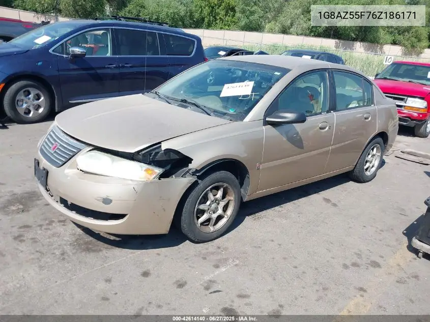 2006 Saturn Ion 2 VIN: 1G8AZ55F76Z186171 Lot: 42614140