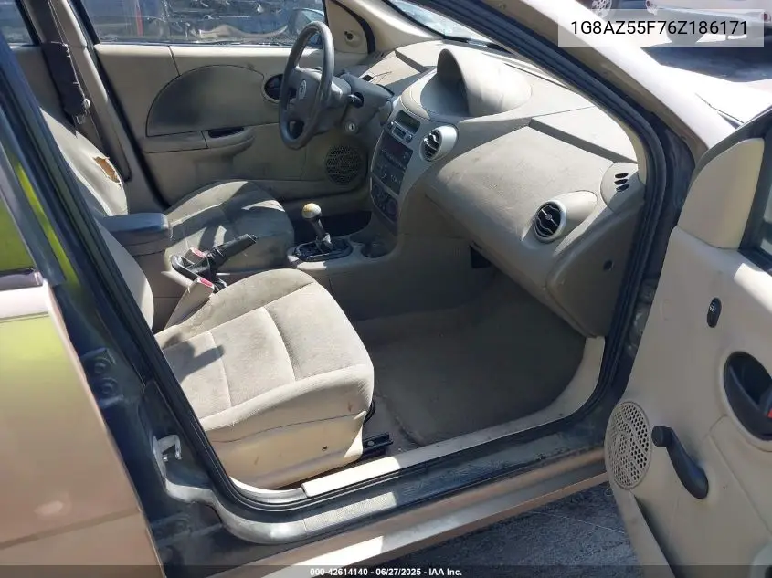 2006 Saturn Ion 2 VIN: 1G8AZ55F76Z186171 Lot: 42614140
