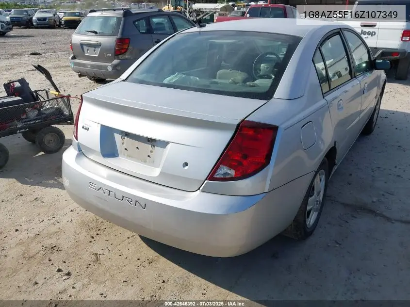 2006 Saturn Ion 2 VIN: 1G8AZ55F16Z107349 Lot: 42646392
