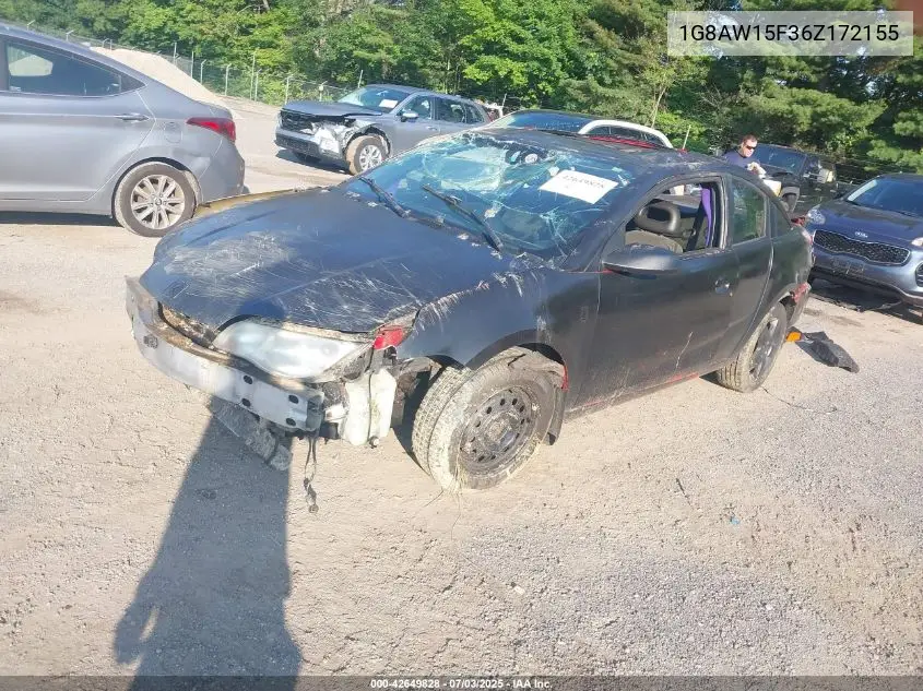 2006 Saturn Ion Level 3 VIN: 1G8AW15F36Z172155 Lot: 42649828