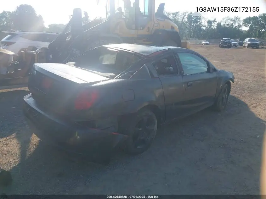 2006 Saturn Ion Level 3 VIN: 1G8AW15F36Z172155 Lot: 42649828